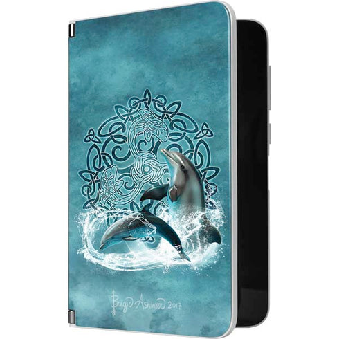 Brigid Ashwood Celtic Dolphin Surface Duo Skin