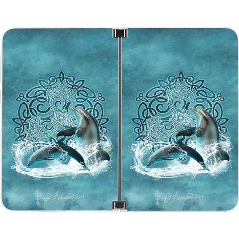 Brigid Ashwood Celtic Dolphin Surface Duo Skin
