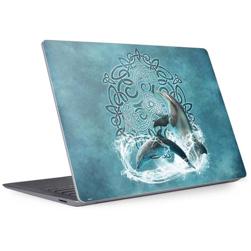 Brigid Ashwood Celtic Dolphin Surface Laptop 3 13.5in Skin