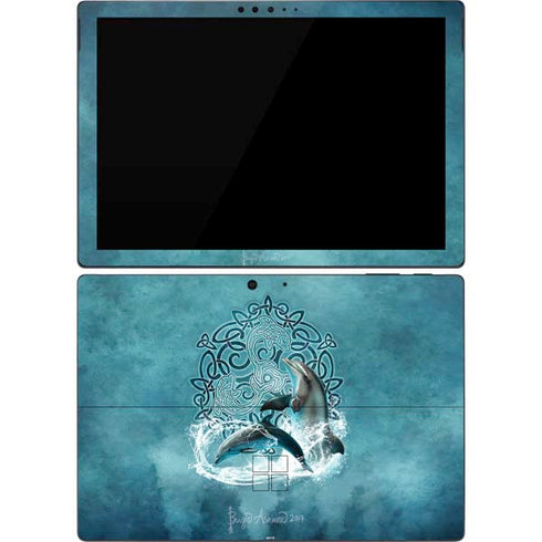 Brigid Ashwood Celtic Dolphin Surface Pro 7 Skin