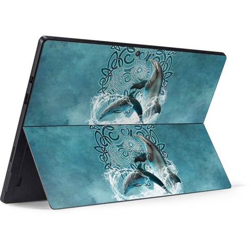 Brigid Ashwood Celtic Dolphin Surface Pro 7 Skin