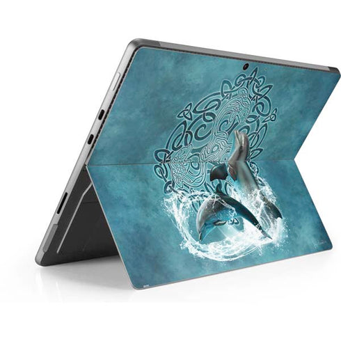 Brigid Ashwood Celtic Dolphin Surface Pro 8 Skin