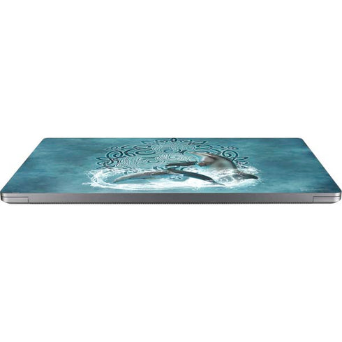 Brigid Ashwood Celtic Dolphin Universal Laptop 12in (9.8 x 6.8in) Skin