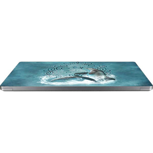 Brigid Ashwood Celtic Dolphin Universal Laptop 17in (13.8 x 10in) Skin