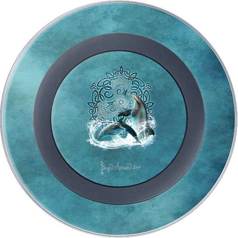 Brigid Ashwood Celtic Dolphin Wireless Charger Skin