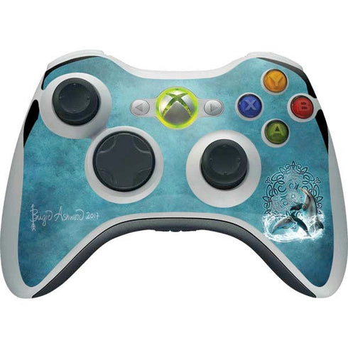 Brigid Ashwood Celtic Dolphin Xbox 360 Wireless Controller Skin
