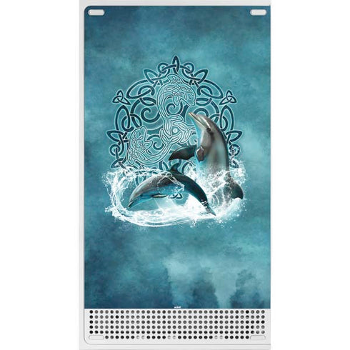 Brigid Ashwood Celtic Dolphin Xbox Series S Console Skin
