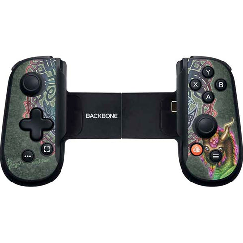 Celtic Dragon by Brigid Ashwood Backbone One for iPhone Game Controller Skin