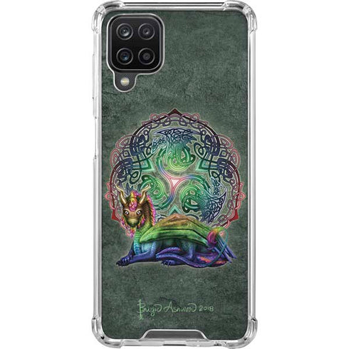 Brigid Ashwood Celtic Dragon Galaxy A12 Clear Case