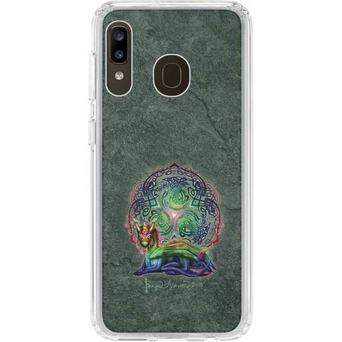 Brigid Ashwood Celtic Dragon Galaxy A20 Clear Case