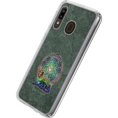 Brigid Ashwood Celtic Dragon Galaxy A20 Clear Case