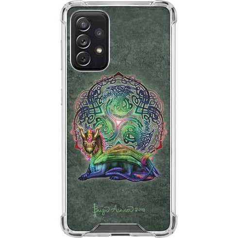 Brigid Ashwood Celtic Dragon Galaxy A72 5G Clear Case
