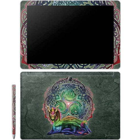 Brigid Ashwood Celtic Dragon Galaxy Book 12in Skin