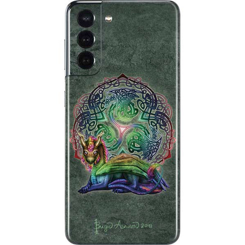 Brigid Ashwood Celtic Dragon Galaxy S21 5G Skin
