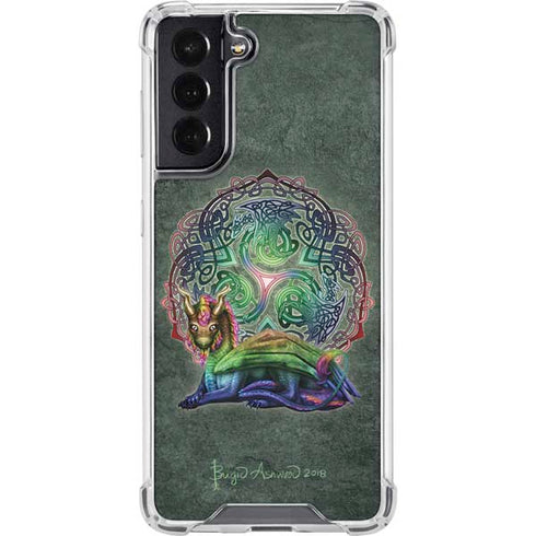 Brigid Ashwood Celtic Dragon Galaxy S22 Clear Case
