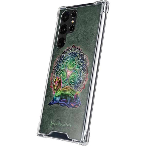 Brigid Ashwood Celtic Dragon Galaxy S22 Ultra Clear Case