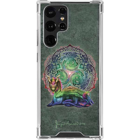Brigid Ashwood Celtic Dragon Galaxy S22 Ultra Clear Case