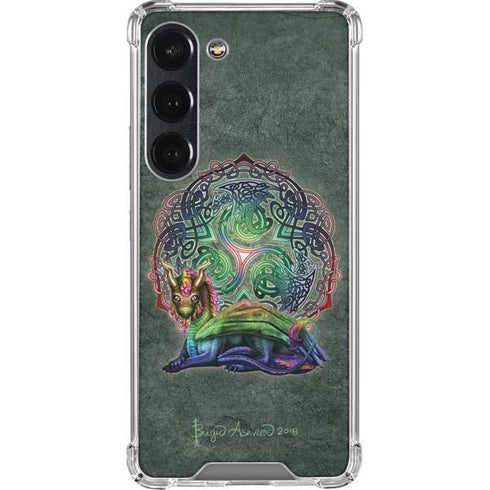 Brigid Ashwood Celtic Dragon Galaxy S23 Clear Case