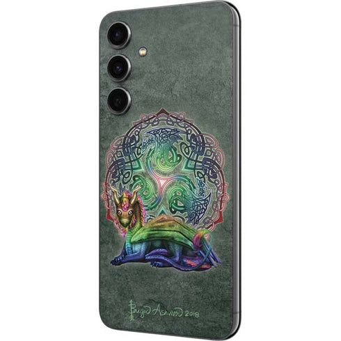 Celtic Dragon by Brigid Ashwood Galaxy S23 FE Skin