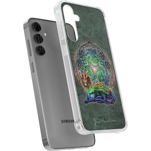 Celtic Dragon by Brigid Ashwood Galaxy S24 Plus Clear Case
