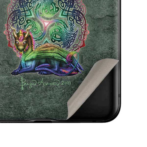 Brigid Ashwood Celtic Dragon Galaxy Z Flip Skin