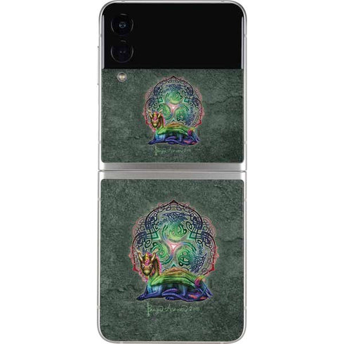 Brigid Ashwood Celtic Dragon Galaxy Z Flip3 5G Skin