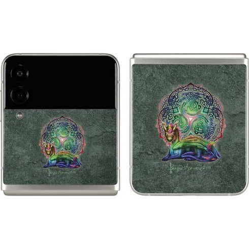 Brigid Ashwood Celtic Dragon Galaxy Z Flip3 5G Skin