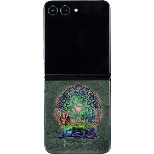 Celtic Dragon by Brigid Ashwood Galaxy Z Flip5 5G Skin