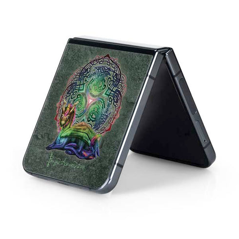 Celtic Dragon by Brigid Ashwood Galaxy Z Flip5 5G Skin