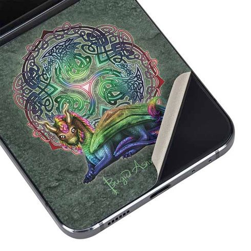 Celtic Dragon by Brigid Ashwood Galaxy Z Flip5 5G Skin