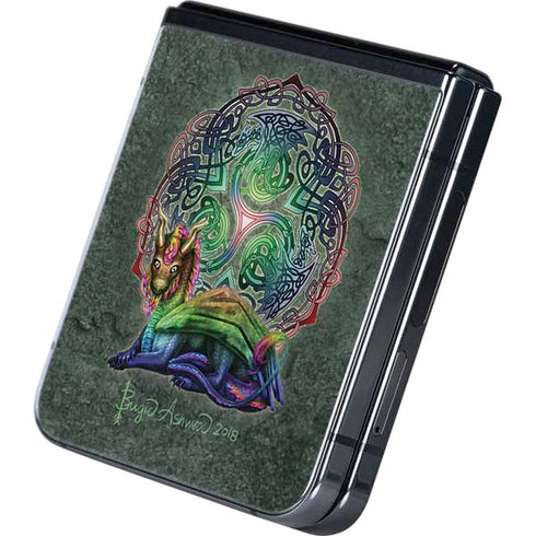 Celtic Dragon by Brigid Ashwood Galaxy Z Flip5 5G Skin