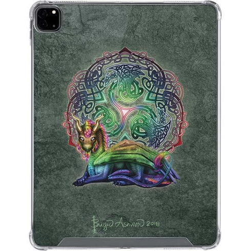 Brigid Ashwood Celtic Dragon iPad Pro 12.9in (2020) Clear Case