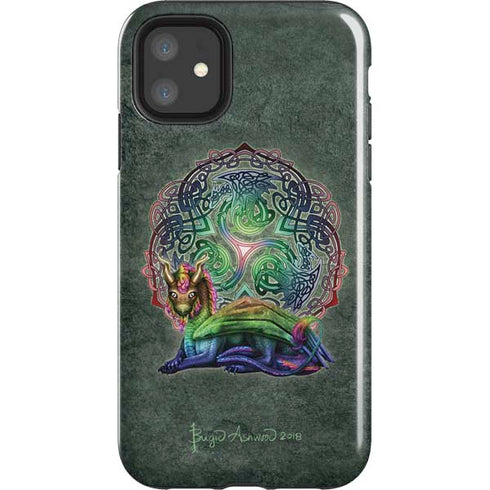Brigid Ashwood Celtic Dragon iPhone 11 Impact Case