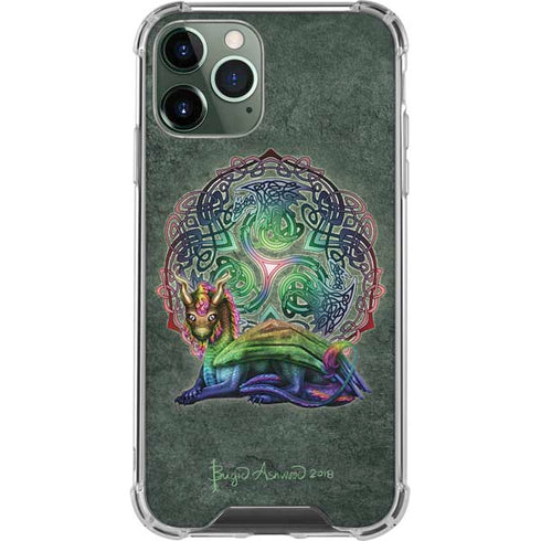 Celtic Dragon by Brigid Ashwood iPhone 11 Pro Max Clear Case