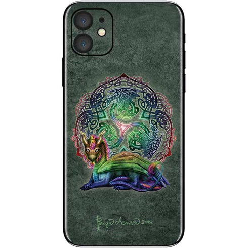 Brigid Ashwood Celtic Dragon iPhone 11 Skin