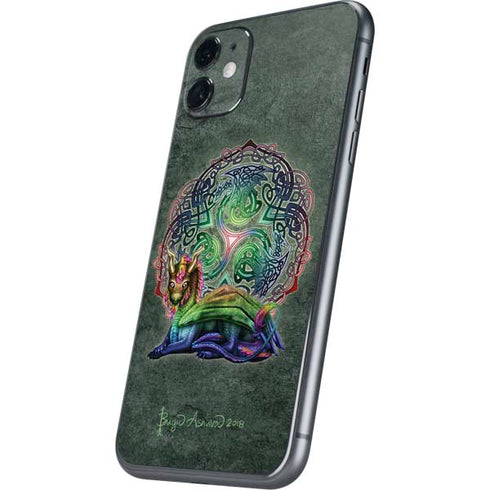 Brigid Ashwood Celtic Dragon iPhone 11 Skin