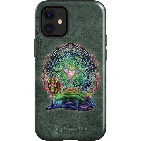 Brigid Ashwood Celtic Dragon iPhone 12 Mini Impact Case