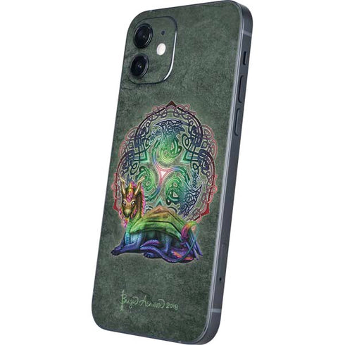 Brigid Ashwood Celtic Dragon iPhone 12 Skin