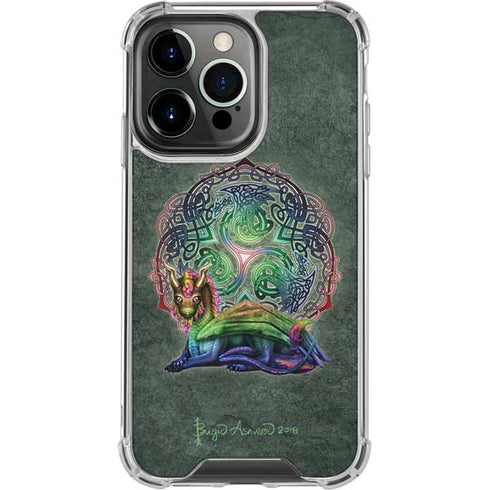 Brigid Ashwood Celtic Dragon iPhone 13 Pro Clear Case