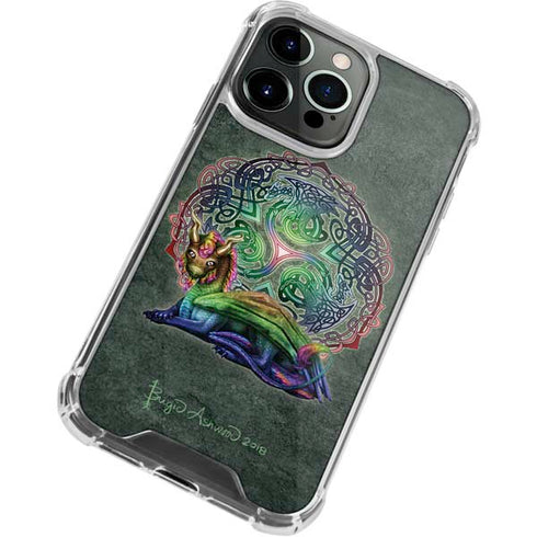 Brigid Ashwood Celtic Dragon iPhone 13 Pro Clear Case