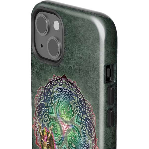 Celtic Dragon by Brigid Ashwood iPhone 15 Plus Impact Case