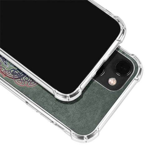 Brigid Ashwood Celtic Dragon iPhone 14 Plus Clear Case
