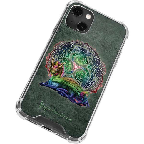 Brigid Ashwood Celtic Dragon iPhone 14 Plus Clear Case