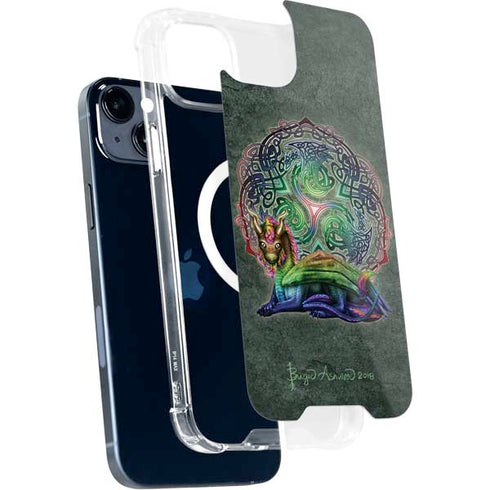 Brigid Ashwood Celtic Dragon iPhone 14 Plus MagSafe Case