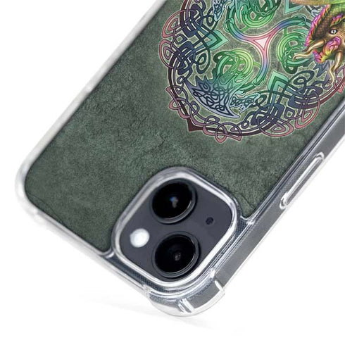 Brigid Ashwood Celtic Dragon iPhone 14 Plus MagSafe Case