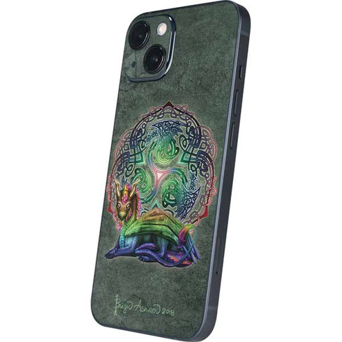 Brigid Ashwood Celtic Dragon iPhone 14 Plus Skin