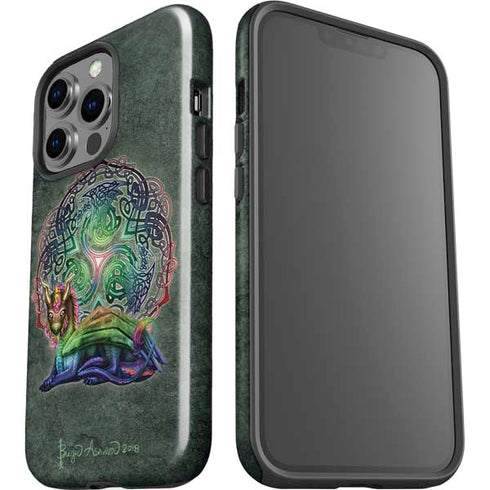 Brigid Ashwood Celtic Dragon iPhone 14 Pro Impact Case