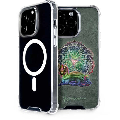 Brigid Ashwood Celtic Dragon iPhone 14 Pro MagSafe Case