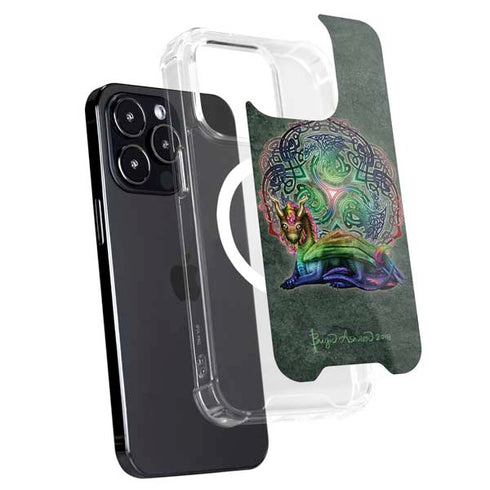 Celtic Dragon by Brigid Ashwood iPhone 15 Pro MagSafe Case