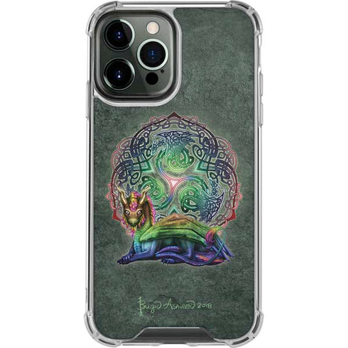 Celtic Dragon by Brigid Ashwood iPhone 15 Pro Max Clear Case
